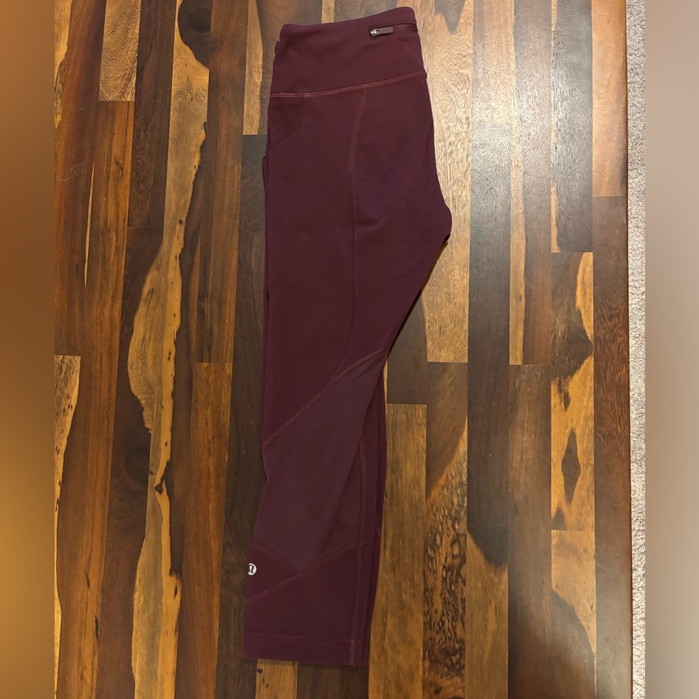 Berry/ Burgundy Lululemon Leggings
